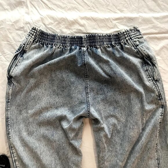 Vintage 80s Women's Pleated Mom Jeans High Waist Adjustable S-XL - Picture 7 of 9